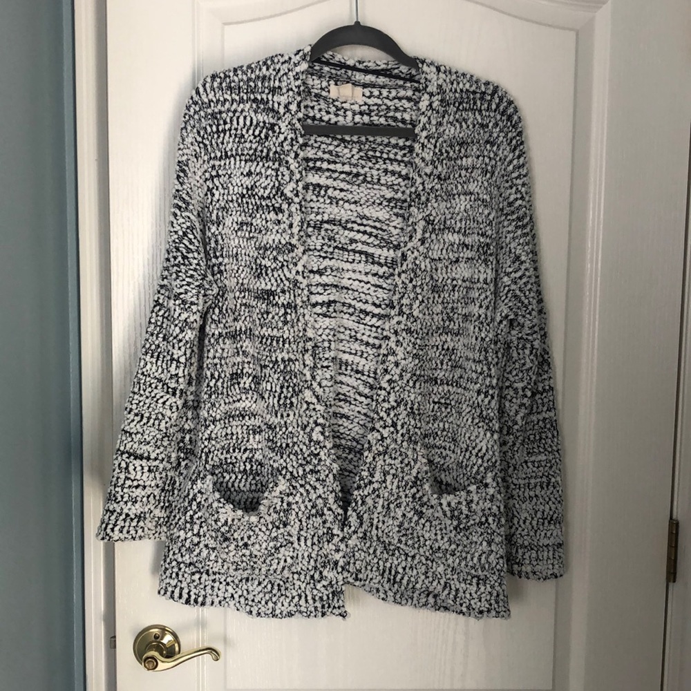 Open front cardigan size M